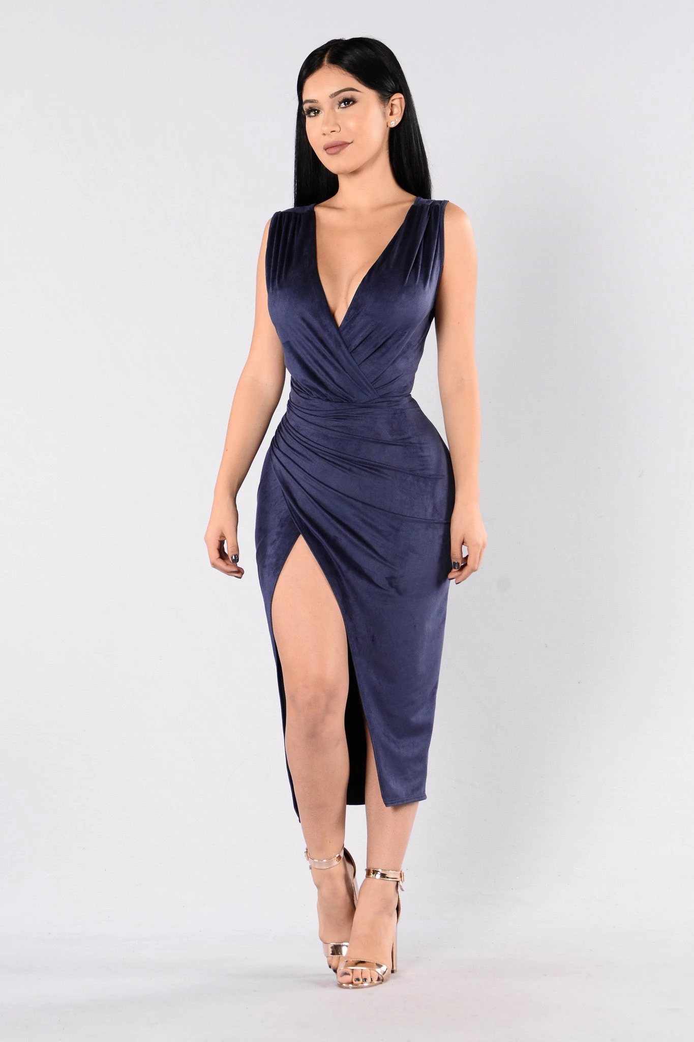 Fashion Nova Nature Made Dress - Navy 7 Fashion Nova Nature Made Dress - Navy - Image 5