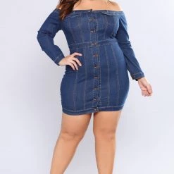 Fashion Nova Start Your Engines Denim Dress - Medium Wash -fashion nova dresses Shop Fashion Nova 11 03 17 1107 scaled