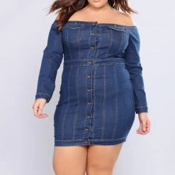 Fashion Nova Start Your Engines Denim Dress - Medium Wash -fashion nova dresses Shop Fashion Nova 11 03 17 1108 scaled