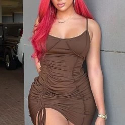 Fashion Nova From The Inside Out Mini Dress - Brown 11 Fashion Nova From The Inside Out Mini Dress - Brown -fashion nova dresses Shop FromTheInsideOutMiniDress Brown MER