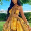 Fashion Nova Golden Hour Goddess Satin Maxi Dress - Mustard/combo -fashion nova dresses Shop GoldenHourGoddessSatinMaxiDress Mustardcombo MER