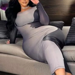 Fashion Nova Got A Secret Maxi Dress - Black/combo -fashion nova dresses Shop GotASecretMaxiDress Blackcombo MER PLUS