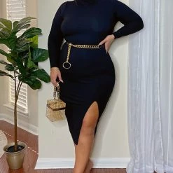 Fashion Nova Happy Hour Feels Midi Dress - Black 14 Fashion Nova Happy Hour Feels Midi Dress - Black -fashion nova dresses Shop HappyHourFeelsMidiDress Black MER
