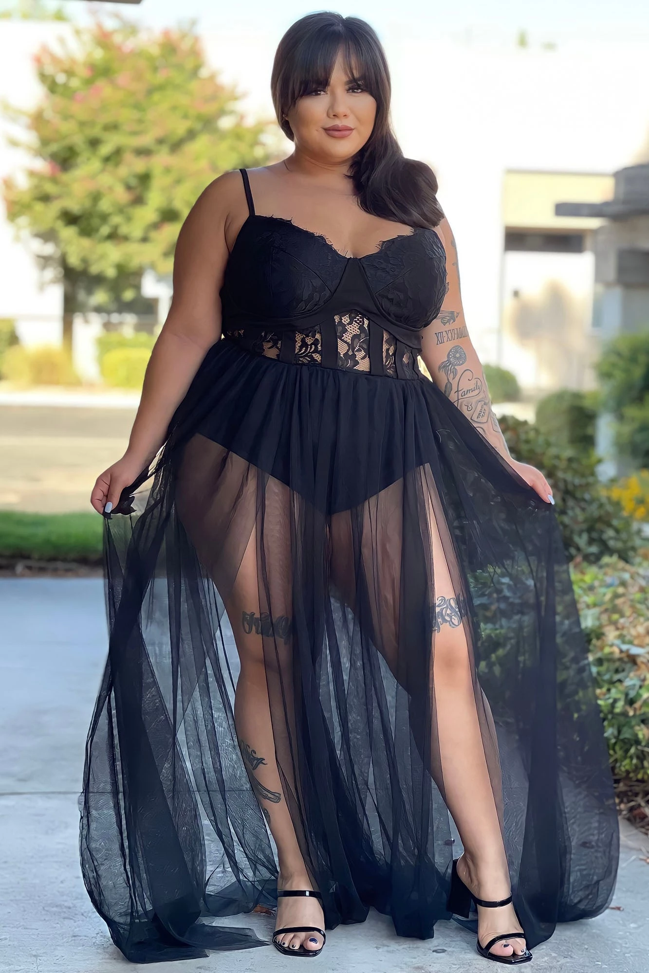 Fashion Nova Into The Right Mood Maxi Dress - Black 8 Fashion Nova Into The Right Mood Maxi Dress - Black - Image 6