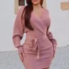Fashion Nova Just Between Us Sweater Dress - Mauve