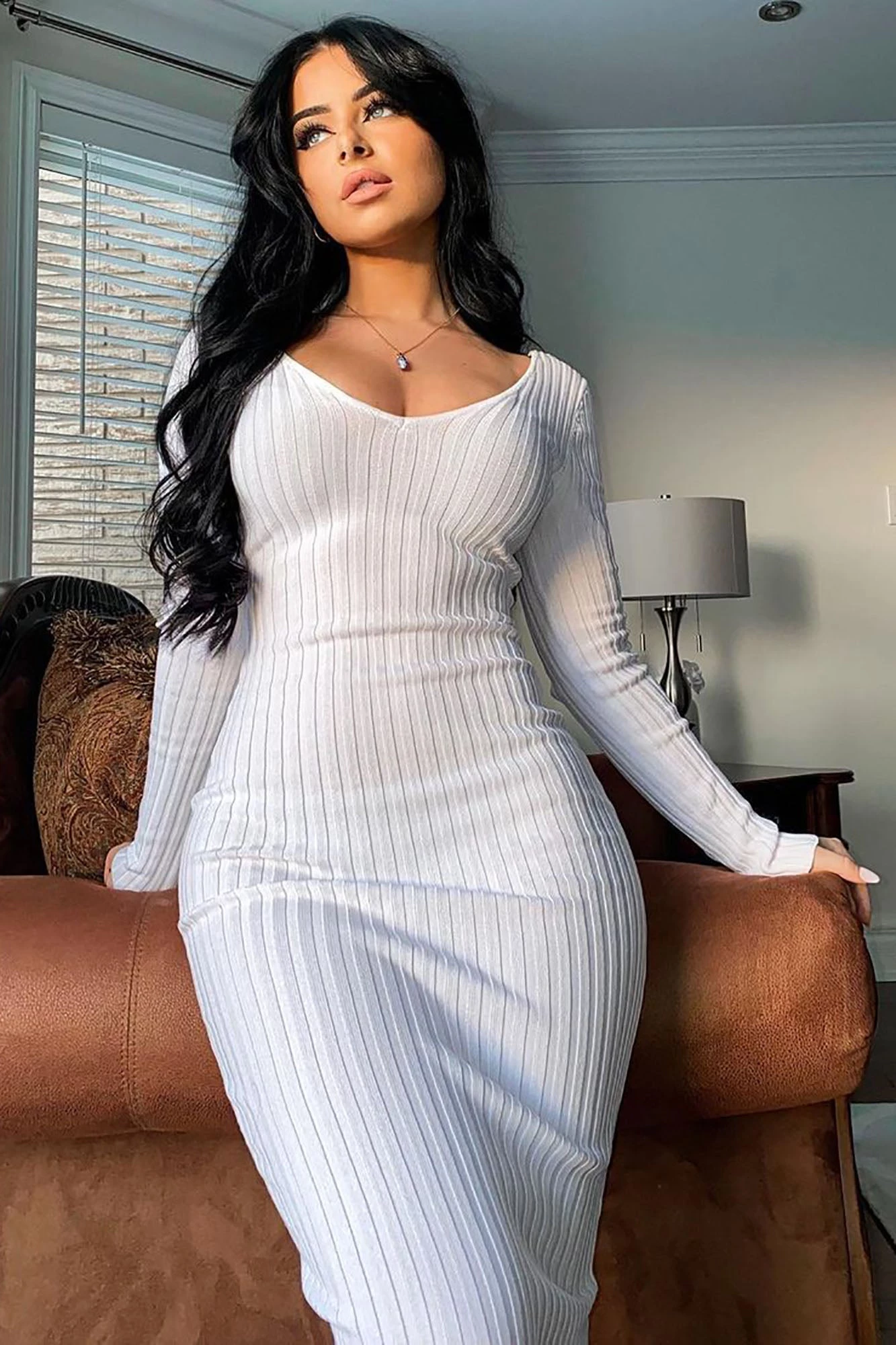 Fashion Nova Kallan Knit Dress - White 9 Fashion Nova Kallan Knit Dress - White - Image 7