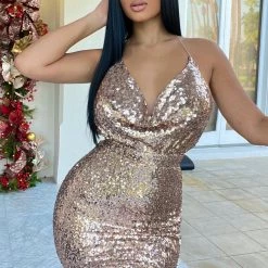 Fashion Nova Leila Sequin Mini Dress - Gold -fashion nova dresses Shop LeilaSequinMiniDress Gold MER 53c029b8 3d14 4404 876c 23761ce8c3b0