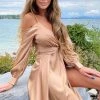 Fashion Nova Mansion Dinner Party Satin Gown - Gold/Brown 2 Fashion Nova Mansion Dinner Party Satin Gown - Gold/Brown -fashion nova dresses Shop MansionDinnerPartySatinGown Gold MER