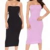 Fashion Nova Mia 2 Pack Midi Dress - Purple/combo -fashion nova dresses Shop Mia 2Pack MidiDress Purplecombo 2163 WG