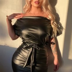 Fashion Nova More To The Story Midi Dress - Black