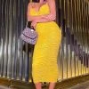 Fashion Nova Need You In My Life Ruched Midi Dress - Mustard 1 Fashion Nova Need You In My Life Ruched Midi Dress - Mustard -fashion nova dresses Shop NeedYouInMyLifeRuchedMidiDress Mustard MER