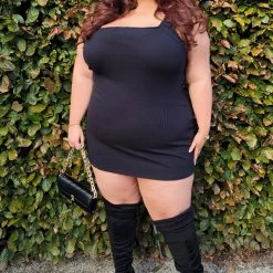 Fashion Nova On The Go Mini Dress - Black -fashion nova dresses Shop OnTheGoMiniDress Black MER PLUS