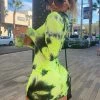 Fashion Nova Queen Tie Dye Mini Dress - Green/combo -fashion nova dresses Shop QueenTieDyeMiniDress Greencombo 3 MER