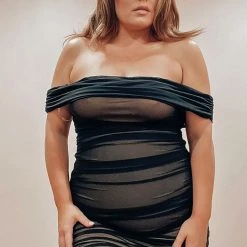 Fashion Nova Ready And Ruched Mesh Midi Dress - Black 20 Fashion Nova Ready And Ruched Mesh Midi Dress - Black -fashion nova dresses Shop ReadyAndRuchedMeshMidiDress Black MER CURVE