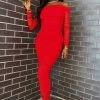 Fashion Nova Ready In A Ruched Off Shoulder Midi Dress - Red 2 Fashion Nova Ready In A Ruched Off Shoulder Midi Dress - Red -fashion nova dresses Shop ReadyInARuchedOffShoulderMidiDress Red MER