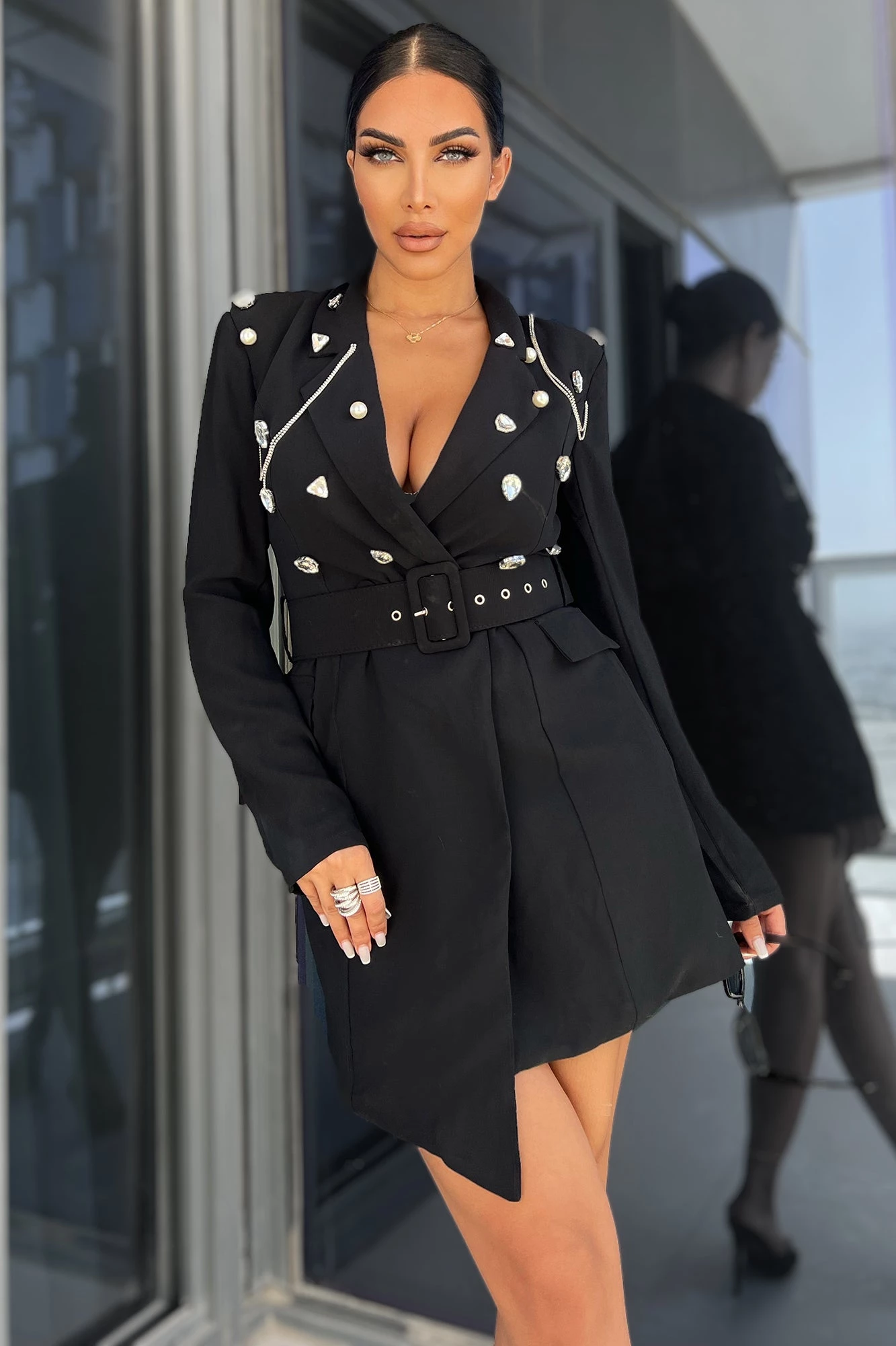 Fashion Nova Run The Show Blazer Dress - Black 3 Fashion Nova Run The Show Blazer Dress - Black