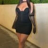 Fashion Nova Say My Name Mini Dress - Black -fashion nova dresses Shop SayMyNameMiniDress Black MER 2