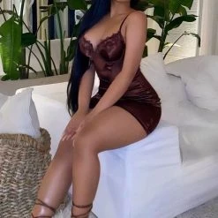 Fashion Nova Sexy And In Love Satin Mini Dress - Chestnut -fashion nova dresses Shop SexyAndInLoveSatinMiniDress Chestnut MER 6e08eff2 bda4 42ce 86b2 54d384aa04d8