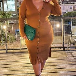 Fashion Nova Show Some Sass Sweater Dress - Rust -fashion nova dresses Shop ShowSomeSassSweaterDress Rust MER PLUS 80759577 00df 4741 86ab 9c6831a6340a