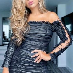Fashion Nova Sincerely Yours Ruched Mini Dress - Black/combo -fashion nova dresses Shop SincerelyYoursRuchedMiniDress Blackcombo MER 3bfe8110 bf35 4195 aa9d cb9fe6708969