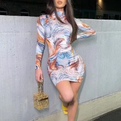 Fashion Nova Stormy Weather Mini Dress - Multi -fashion nova dresses Shop StormyWeatherMiniDress Multi MER 8cbc3cfa cf98 4866 ad52 901c745b2995