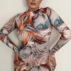 Fashion Nova Stormy Weather Mini Dress - Multi -fashion nova dresses Shop StormyWeatherMiniDress Multi MER PLUS 2