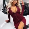 Fashion Nova Take Over Control Slinky Maxi Dress - Wine -fashion nova dresses Shop TakeOverControlSlinkyMaxiDress Wine MER