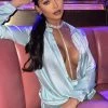 Fashion Nova Time Of Your Life Satin Shirt Dress - Mint -fashion nova dresses Shop TimeOfYourLifeSatinShirtDress Mint MER 2 c6492861 012d 42d6 bd4b 98ca09e4437b