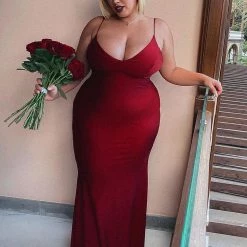 Fashion Nova Walk Behind Me Maxi Dress - Wine -fashion nova dresses Shop WalkBehindMeMaxiDress Wine 2 MER PLUS
