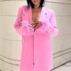 Fashion Nova Window Shopping Blazer Mini Dress - Pink -fashion nova dresses Shop WindowShoppingBlazerMiniDress Pink MER